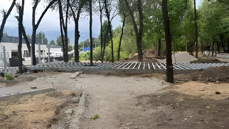 Благоустройство территории Allur Auto. Строительный этап · фото 25